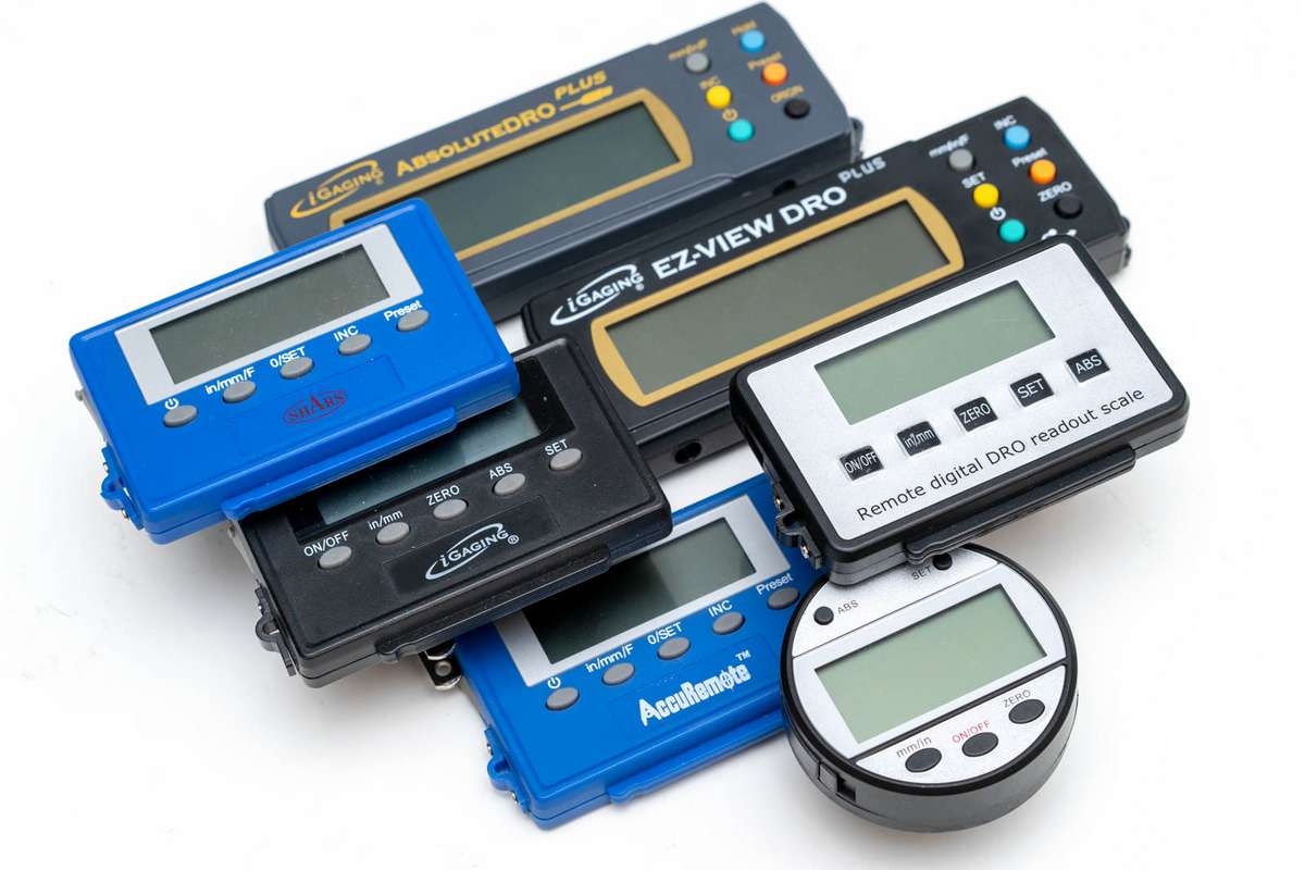 Capacitive DRO scales from iGaging and Shahe that work with TouchDRO