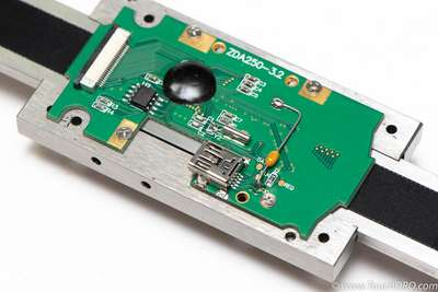 Bypass Capacitor Soldered to the iGaging Absolute DRO Plus Encoder PCB Bypass Capacitor Soldered to the iGaging Absolute DRO Plus Encoder PCB