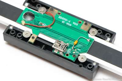 Bypass Capacitor Soldered to the iGaging EZ-View Encoder PCB Bypass Capacitor Soldered to the iGaging EZ-View Encoder PCB