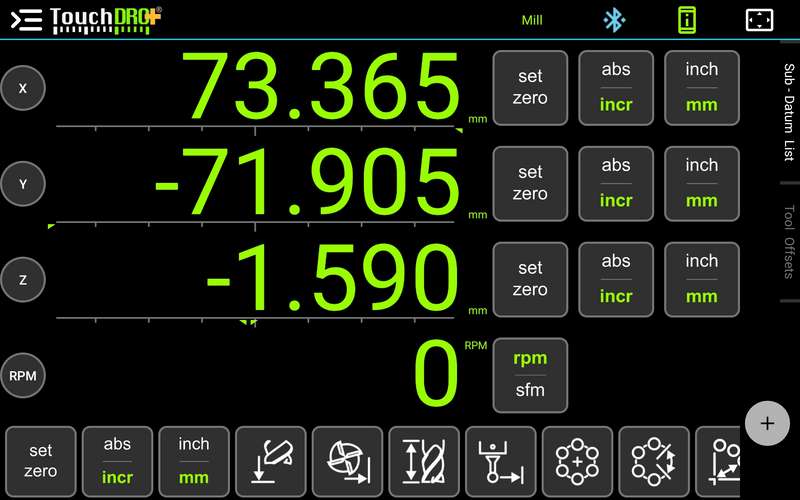 Fig. 1: The green device-status button, next to the connection icon, opens the Adapter Details dialog Fig. 1: The green device-status button, next to the connection icon, opens the Adapter Details dialog