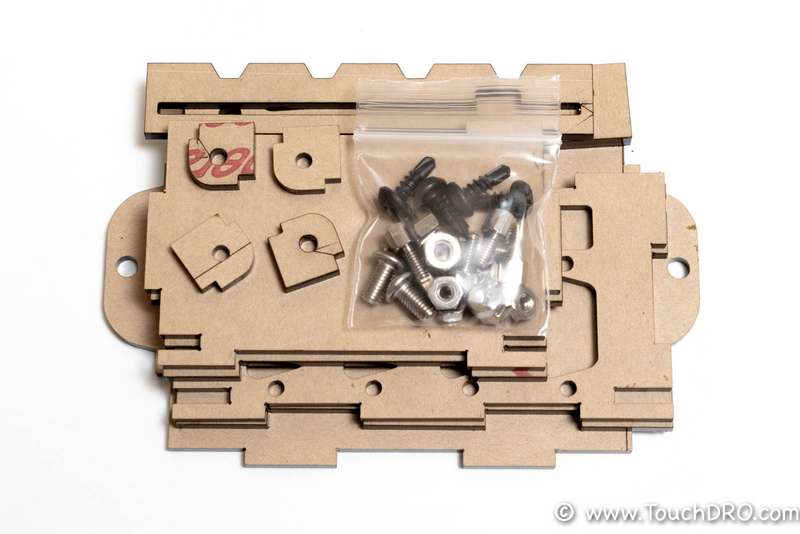 Unassembled DIY enclosure kit for the TouchDRO Adapter for Glass Scales