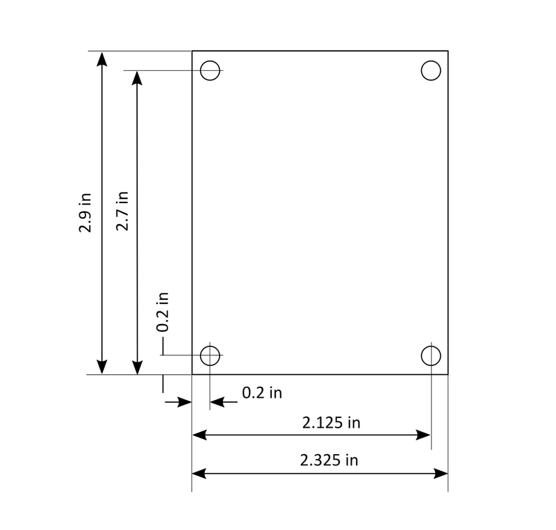 Fig 1: Mechanical Dimensions