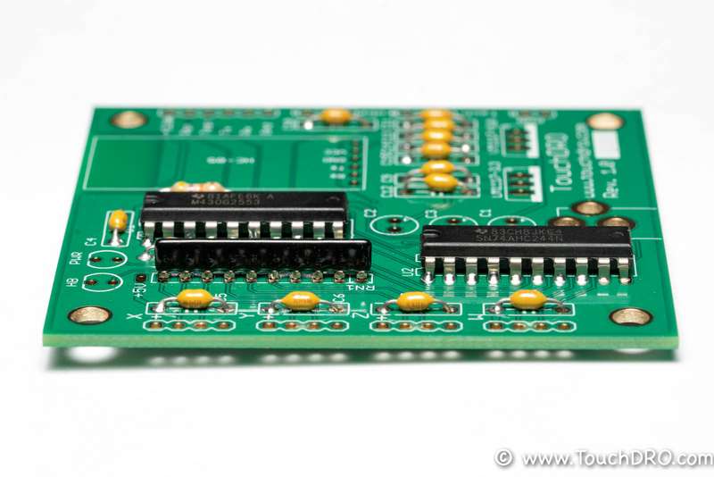 Resistor network in pull-down position