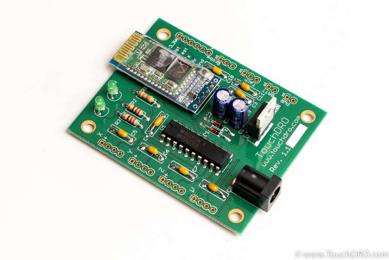 DIY DRO Kit Bluetooth Module laying flat