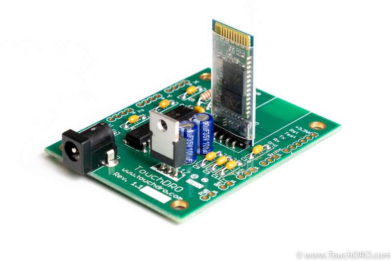 DIY DRO Kit Bluetooth Module sanding up